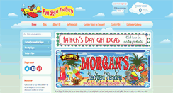 Desktop Screenshot of funsignfactory.com