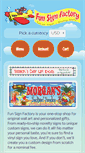 Mobile Screenshot of funsignfactory.com